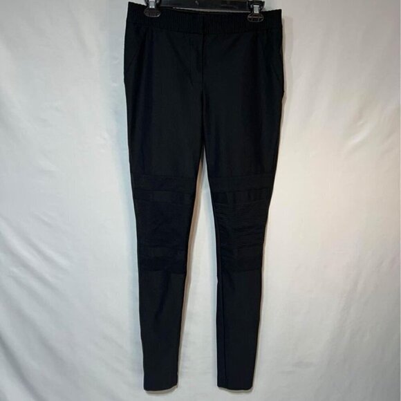 Diane VonFurstenburg woman’s black moto pants. Size 10. Authenticity tag. - Picture 11 of 11